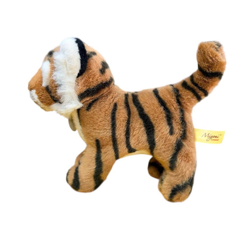 Miyoni by Aurora Tiger Cub Plush Realistic‎ Stuffed Animal Orange Black 8 Inch